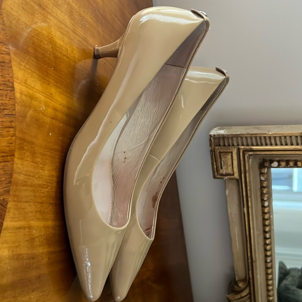 MK patent leather kitten heels. Only worn twice.
